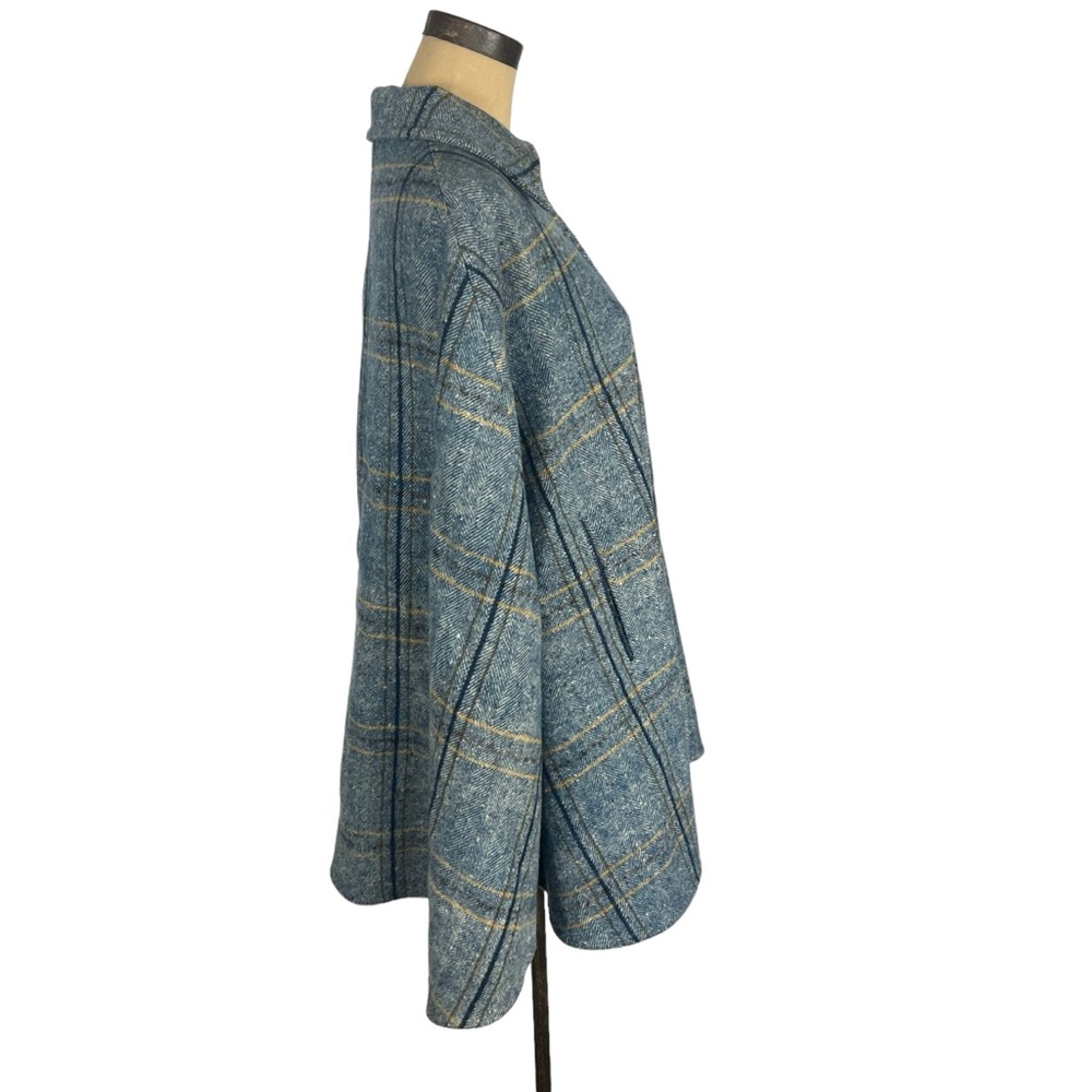 Vintage Unbranded women’s Wool full front zip cape OS - Picture 3 of 8